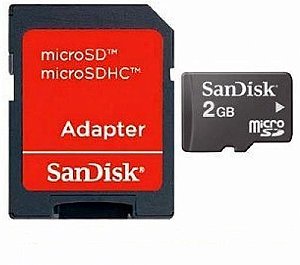 Cartão SD Sandisk 2GB