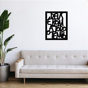 Quadro Deus é Bom a Todo Tempo