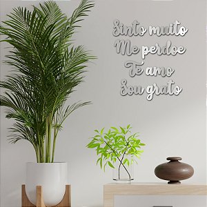 Espelho Hoponopono Sinto Muito Me Perdoe Te Amo Sou Grato