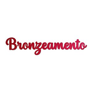 Espelho Decorativo "Bronzeamento" - Acríl Espelhado Vermelho