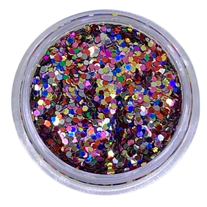 Glitter Flocado Confetes Mix Colorido 3g