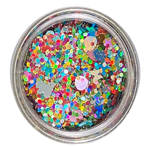 Glitter Flocado Mix Colorido 3g