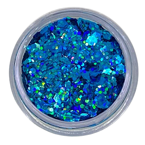 Glitter Flocado Azul Flocs 3g