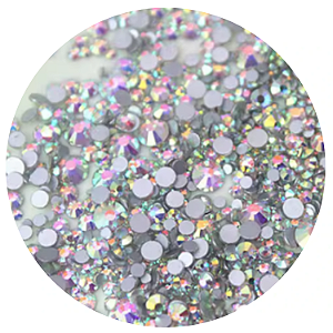 Strass Pedrinhas Prata Fruta Cor