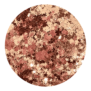 Glitter Estrelas Bronze Holográfico 3g