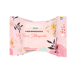 Lenço Demaquilante Rosa Mosqueta Dapop
