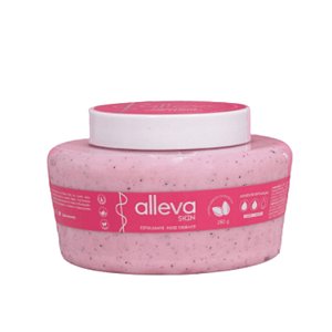 Esfoliante Corpo e Rosto Rose Essence Alleva 250g