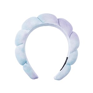 Tiara Nuvem Almofadada Skin Care Candy Degradê Roxo/Azul/Lilas