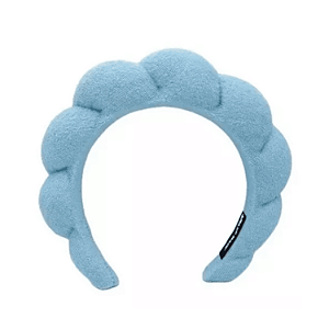 Tiara Nuvem Almofadada para Skin Care Cor Azul