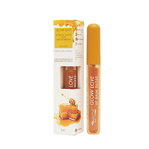 Gloss Lip Balm Volumoso Glow Love Mel de Abelha Max Love