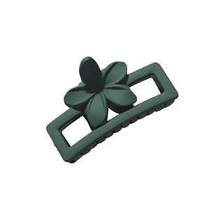 Presilha Retangular Flor Cor Verde