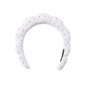 Tiara Nuvem Almofadada para Skin Care Cor Branco