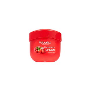 Lip Balm Potinho Hidratante Frutas Strawberry Vaselina Febella