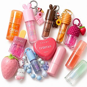 Kit 10 Gloss Labial Variados Brilho Hidratante