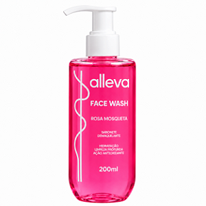 Sabonete Demaquilante Rosa Mosqueta 200ml Alleva