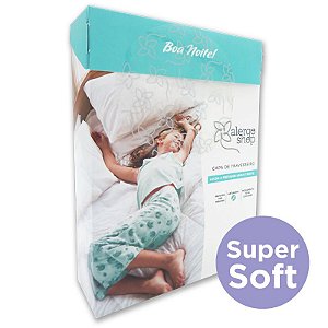 Capa para Travesseiro Super Soft Anti Ácaros Antialérgica Adulto 50 X 70 - Alergoshop