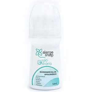 Desodorante Roll On Uso Diário 50ml Alergoshop