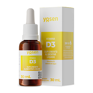 Vitamina D3 Ydrosolv Yosen 30ml - Um Novo Conceito em Vitamina D3