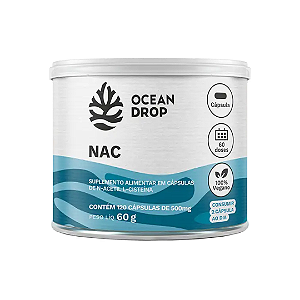NAC 600mg Ocean Drop Suplemento Antioxidante
