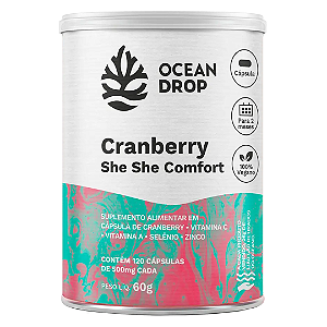 Cranberry Ocean Drop She She Comfort 120 Cápsulas de 500 Mg