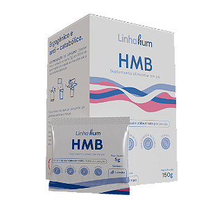 HMB Linhahum | Massa Muscular | 30 Sachês Limão
