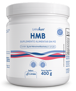 HMB Linhahum 400g Suplemento para Massa Muscular Até 80 doses
