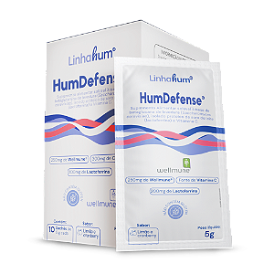HumDefense Linhahum Suplemento Imunidade 10 Sachês
