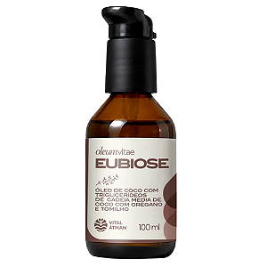 Oleum Vitae Eubiose Vital Atman 100 mL Óleo De Coco