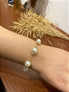 Pulseira Pérola Grandes