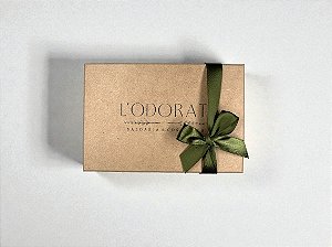 Caixa para Kit com tampa - MDF - para 2 sabonetes