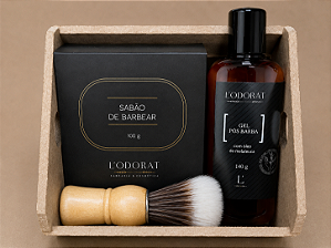Presente Dia dos Pais – Kit Ritual do Barbear | Sabão de Barbear, Pincel e Pós-Barba
