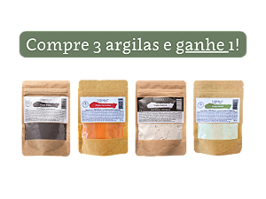 Compre 3 argilas e ganhe 1!