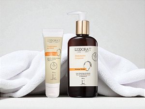 Kit Manga Verde - hidratante corporal e para as mãos