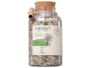 Cristais de Banho - Menta, Alecrim e Capim Limão - 350 g