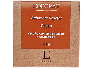 Sabonete Vegetal em Barra - Cacau - 100g