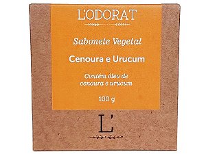 Sabonete Vegetal em Barra - Cenoura e Urucum - 100g