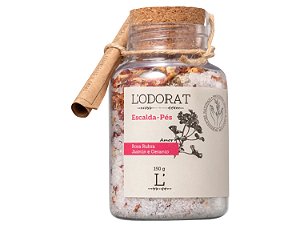 Escalda-Pés - Rosa Rubra Jasmim e Gerânio - 150 g