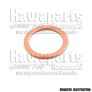 JUNTA (ANEL) COLETOR DE ESCAPE NINJA 300 / Z300 / VERSYS-X 300 - 11061-0791