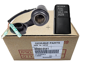 KIT TOMADA 12V + RELÉ DE INSTALAÇÃO KAWASAKI  VULCAN S / VULCAN S CAFÉ