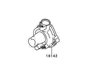 TAMPA BOMBA ÁGUA KAWASAKI Z1000 / Z800 / Z750 - 16142-0063