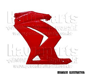 CARENAGEM LATERAL ESQUERDA VERMELHO NINJA 250R - 55028-0271-15I