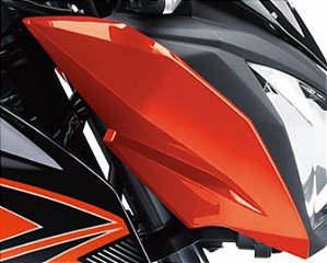 CARENAGEM LARANJA DIREITA FAROL KAWASAKI Z300 / 2016 a 2016 - 55028-0461-17L