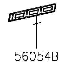 ADESIVO RABETA ZX-10R 2015 "1000" - 56054-1654