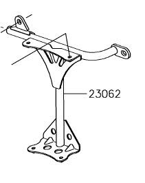 SUPORTE ESQUERDO ALFORGE VERSYS-X 300 - 23062-0965