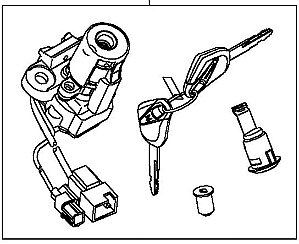 KIT IGNIÇÃO INTERRUPTOR  - 27048-5080