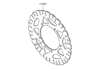 DISCO FREIO DIANTEIRO ABS KAWASAKI VERSYS-X 300 - 41080-0670-11H