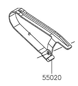 PROTETOR GUIA CORRENTE KAWASAKI Z900 - 55020-1961