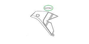 ADESIVO LATERAL ESQUERDO CARENAGEM PISCA - 56077-0785