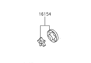 ROTOR BOMBA - 16154-0738