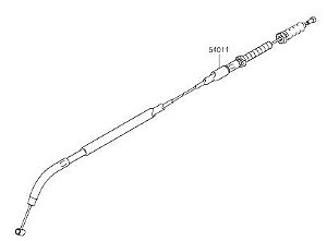 CABO EMBREAGEM Z900RS CAFÉ - 54011-0638